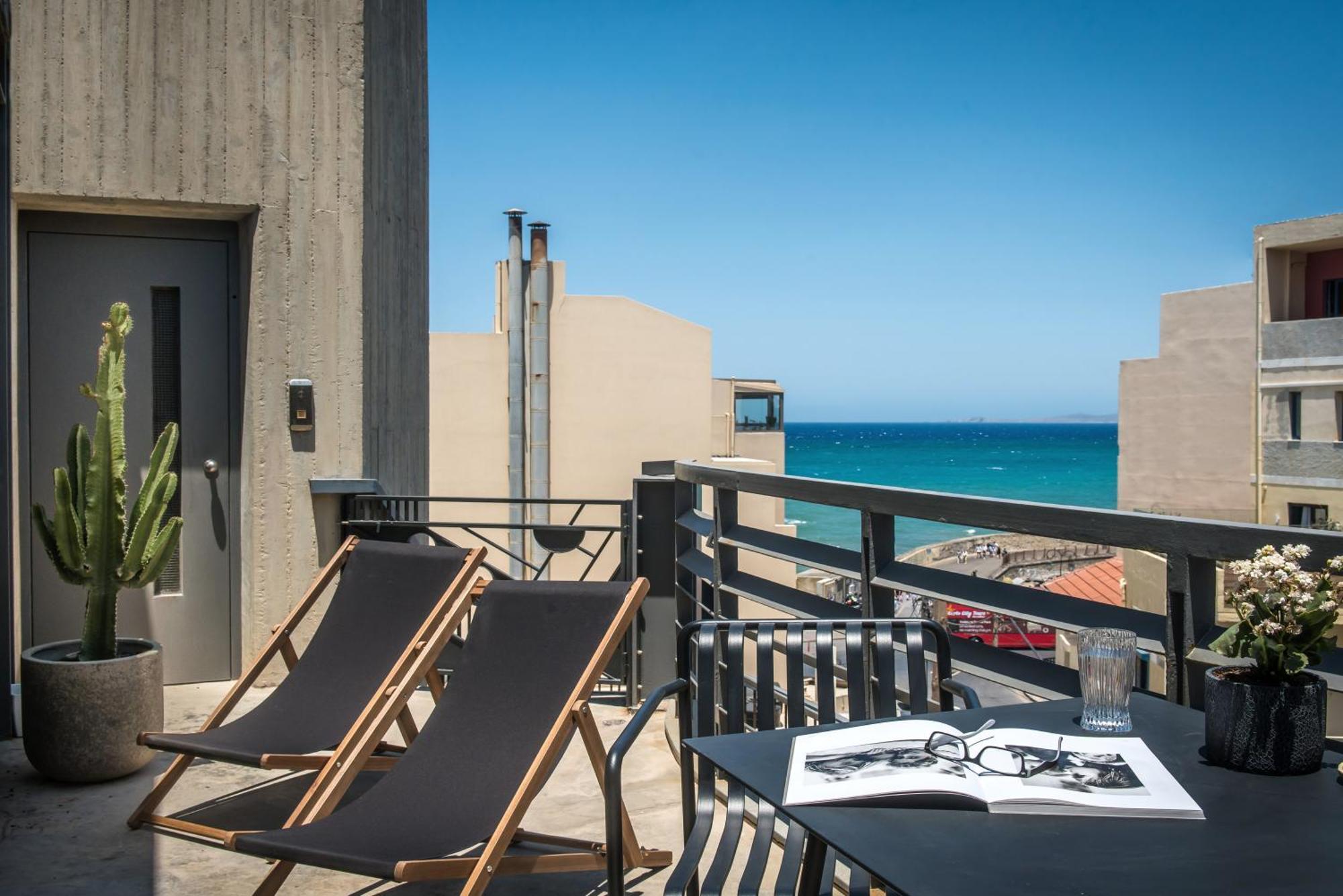 The Blossom Loft - City Center Apartment With Balcony Sea View Ираклион Экстерьер фото